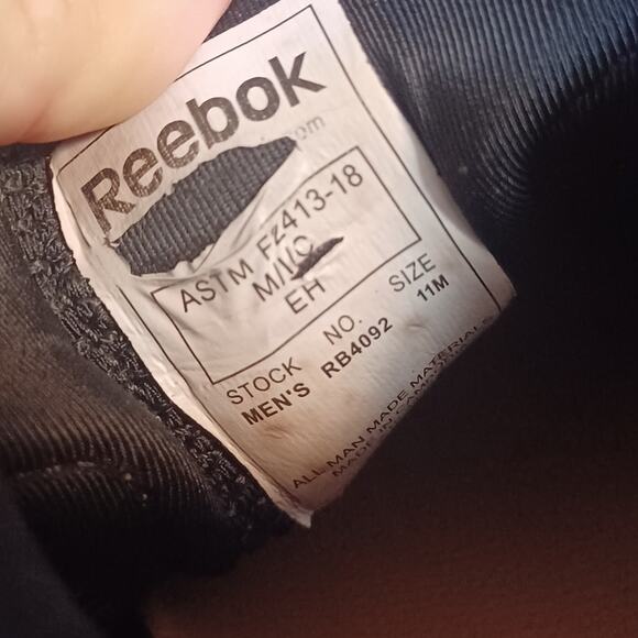 Reebok Men's All Terrain EH Steel Toe Lace Up Work Shoes 11 - Picture 3 of 8